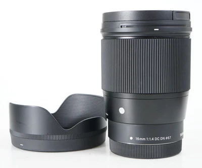 -[EX++] Sigma 16mm f/1.4 DC DN Contemporary Lens for Canon EF-M (5135) - Image 1 of 4