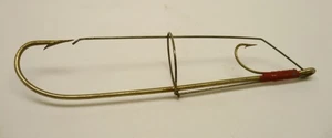 Unbekannter Vintage Metall Angelköder Frosch oder Lebendköder Geschirr - Bild 1 von 3