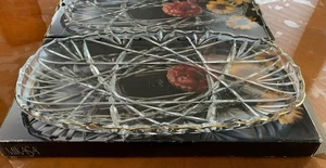 Mikasa Hampshire Gold SA810/349 Canape Tablett 15" ovale Form - Bild 1 von 5