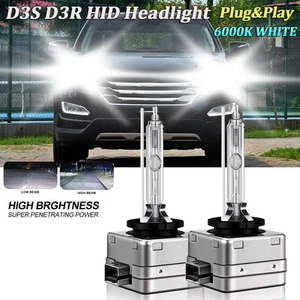 For Hyundai Santa Fe 2013-2016 D3S 2x HID Xenon Headlight Bulbs Low Beam 6000K - Picture 1 of 10