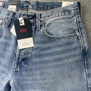 Pantalones de mezclilla Levi's Premium 501 corte original ribete azul para hombre talla 31 X 32 mosca nuevos con etiquetas - Imagen 1 de 20