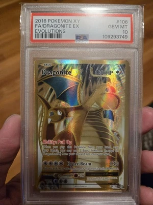 Dragonite EX PSA 10 (Full Art)106/108 Evolutions Holo Pokemon - Image 1 of 2