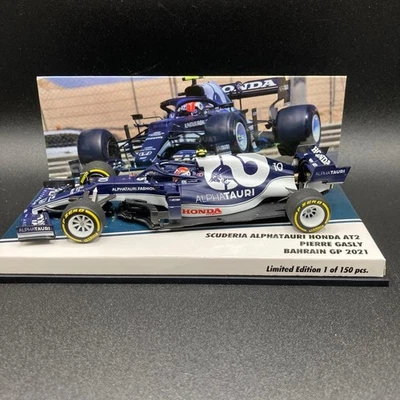 Minichamps 1/43 AlphaTauri Honda AT2 P Gasly Bahrain GP 2021 Limited 150 - Immagine 1 di 4