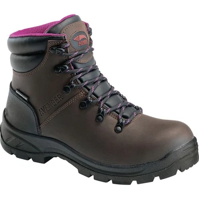 Avenger Builder Women's Steel Toe Electrical Hazard Waterproof Leather Work Boot - Image 1 of 3