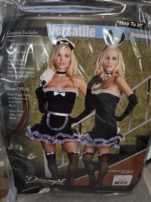 Nuevo Conjunto de Disfraz Dreamgirl Criada y CONEJITO Talla XL Foto 1 de 2