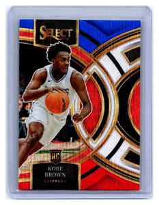 2023-24 Panini Select #110 Kobe Brown Clippers Red /White /Blue Prizm RC NBA - Bild 1 von 3