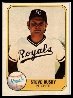 1981 Fleer #33 Steve Busby - Image 1 of 2