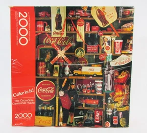 The Coca Cola Centennial Puzzle Coca Cola PZL9400 Year 1986 2000 pieces - Picture 1 of 3