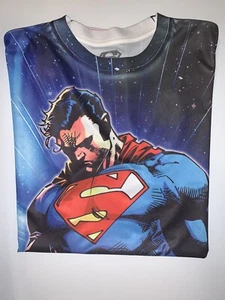 Bioworld Men's Distressed Superman Muscle Halloween Costume Tee Medium, M 38/40 - Picture 1 of 8