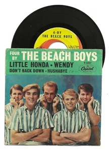 Beach Boys 4-by Wendy / Back Down / Little Honda Hushabye EP 45 & Sleeve * 1964 - Bild 1 von 4