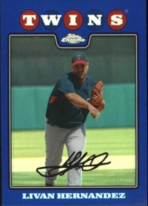 2008 Topps Chrome Blue Refractors #179 Livan Hernandez - NM-MT - Picture 1 of 2