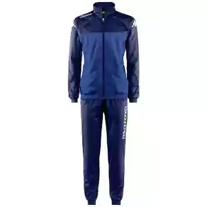 Tuta da Uomo Kappa in Tricot Blu Sportiva Allenamento Corsa Estiva con Cerniera - Bild 1 von 1