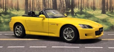 RARO Versión Japonesa RHD 1/18 Autoart Honda S2000 Amarillo Diecast **LEER** Foto 1 de 4