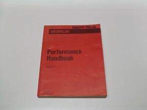 Factory Caterpillar Performance Handbook Edition 21 Oct 1990 - Picture 1 of 8