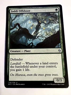 MTG Magic The Gathering Battle for Zendikar Jaddi Offshoot Uncommon LP - Image 1 of 2
