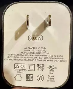 Genuine Amazon AC Adapter Power Charger 30W K3V1N9 for Echo 3rd Gen Echo Show 8 - Picture 1 of 4