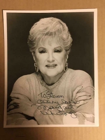 Margaret Whiting Actress  Boldly Signed 8x10 Lovely Photo with COA Cover