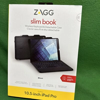 ZAGG Slim Book Wireless Bluetooth Keyboard & Case 10.5-Inch iPad Pro - Image 1 of 4