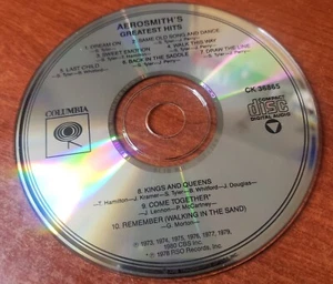 Aerosmith - Greatest Hits CD (NO SCRATCHES CLEAN) NO CASE ONLY CD  - Picture 1 of 2