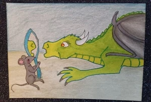 ACEO Original "The Magic of Truth" - Picture 1 of 1