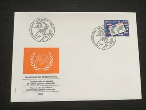 SWITZERLAND 1989 1fr40 UPU Express Mail Service Official FDC Bern FDI (SW154) - Picture 1 of 1