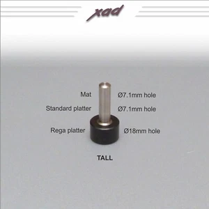 LENCO GL75 GL78 Xad Tall Spindle Extender for stacked platters using Rega parts - Picture 1 of 3