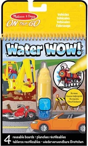Melissa and Doug Water Wow Malbuch mit Wasserstift | Fahrzeuge malen mit Wasser - Bild 1 von 9