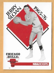 JERRY SLOAN CHICAGO BULLS 1965-1976 #354 CERCHI NBA 1990-91 - Foto 1 di 2