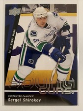2009-10 Upper Deck Young Guns Rookie #209 Sergei Shirokov YG RC Vancouver Canuck