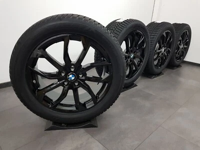 NEU BMW 18 Zoll Felgen iX1 X1 U11 X2 U10 Winterreifen 225 55 18 RC-34 schwarz - Bild 1 von 4