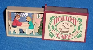 Hallmark Matchbox Memories Holiday Cafe 1991 Ornament QX539-9 - Bild 1 von 5