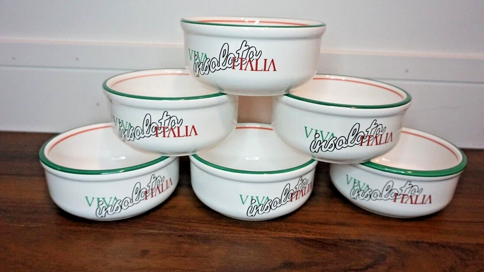 JUEGO DE 6 CUENCOS SOPERA WAECHTERSBACH VIVA INSALATO ITALIA Foto 1 de 4