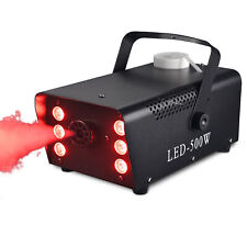 500W Fog Machine Smoke Spray Effect with LED Light for Party Stage Portable