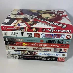 Manga Book Lot of 7 Mixed Titles - Bleach, Devil is Part Timer Toilet Bound etc. - Picture 1 of 11