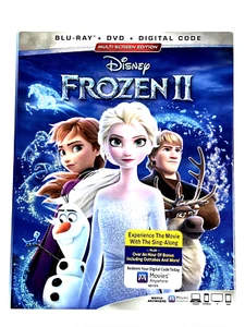 Disney FROZEN 2 II Blu ray, DVD, Digital Code Slipcover NEW SEALED - Picture 1 of 4