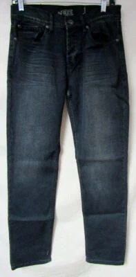 Pantalones de mezclilla ajustados Hot Topic Rude para hombre 28x32 30x32 34x32 botón mosca pierna recta J1 36 Foto 1 de 4