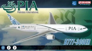 Dragon #55570 1/400 Pakistan International Airlines B777-300ER ~ AP-BHV - Picture 1 of 3