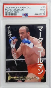 DSE Pride FC Grand Prix 2006 #50 tarjeta de novato Mark Coleman radiocontrol PSA 9 POP 4 UFC MMA - Imagen 1 de 2