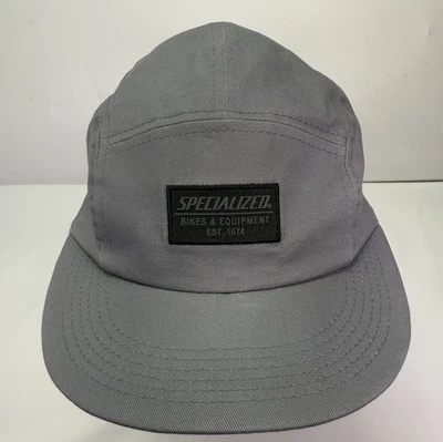 Specialized Bikes 5 Panel New Era Hat Gray SPECIALIZED HAT Cap Cycling - Image 1 of 4