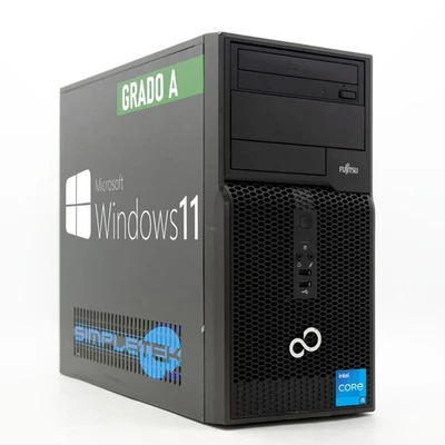 FUJITSU ESPRIMO P400 CORE i5 WINDOWS 11 PRO 8GB 120GB COMPUTER PC FISSO DVI VGA - Immagine 1 di 4