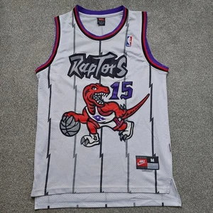 Vintage Nike Toronto Raptors #15 Vince Carter NBA Jersey Size Medium - Picture 1 of 13