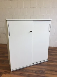 König+Neurath Aktenschrank 3 Ordnerhöhen weiß abschließbar - Bild 1 von 10