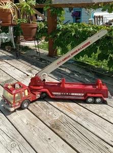 Vintage Nylint Antenne Hook-N-Ladder Engine Co. 5 Feuerwehrauto - Bild 1 von 18