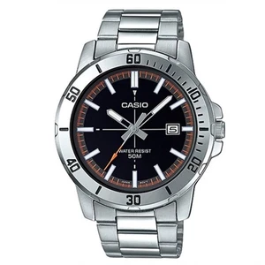 CASIO Collection MTP-VD01D-1E2 Orologio Uomo Quarzo Bracciale Acciaio - Picture 1 of 1