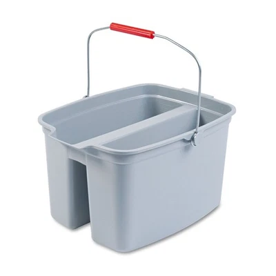 Rubbermaid Commercial 262888GY 19 qt. Balde utilitário duplo plástico - Cinza novo - Imagem 1 de 4