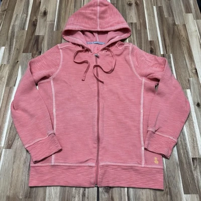 Tommy Bahama Sudadera con Capucha Mujer S Rosa Bahía de Tobago Cremallera Completa Sudadera con Capucha Playa Foto 1 de 4