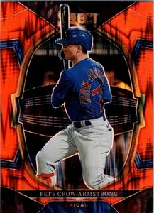 Tarjeta de novato 2023 Panini Select #11 Pete Crow-Armstrong SP Orange Flash RC Cubs - Imagen 1 de 2