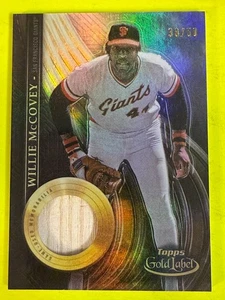 DA107643 2019 Topps Gold Label Legends Relics BAT #BLRWM Willie McCovey 38/50 - Picture 1 of 2