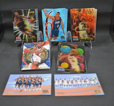1996 Fleer USA Basketball Complete 52 Card Set - EXCELLENT Condition - Image 1 of 4