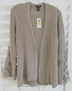 International Concepts (Neu mit Etikett) Strickjacke Pullover vorne offen Größe Medium - Bild 1 von 8